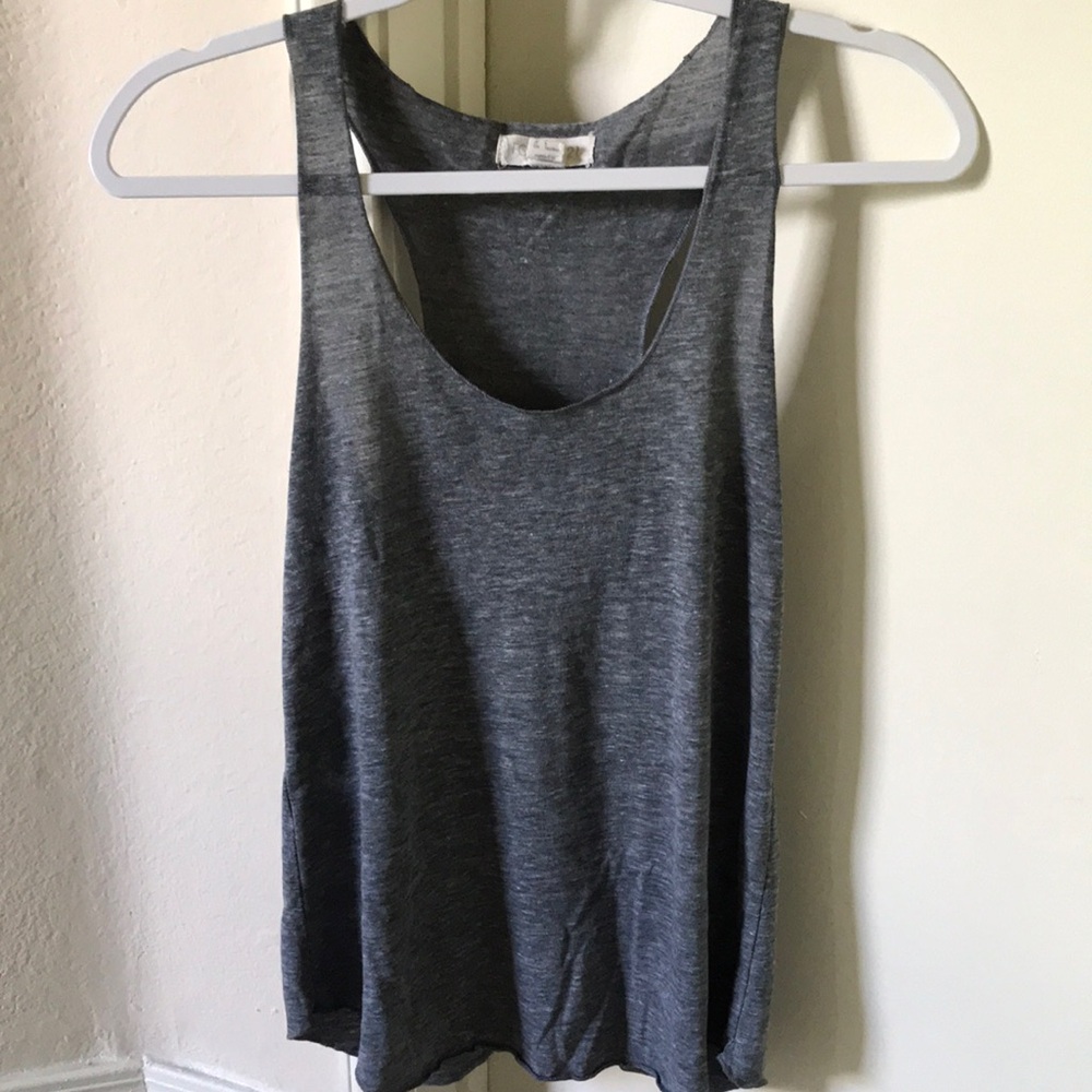 Heathered Gray Muscle Tank